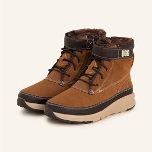 UGG Arren Weather Brown and Tan Suede Snow Boots Size 6 / 38 EU